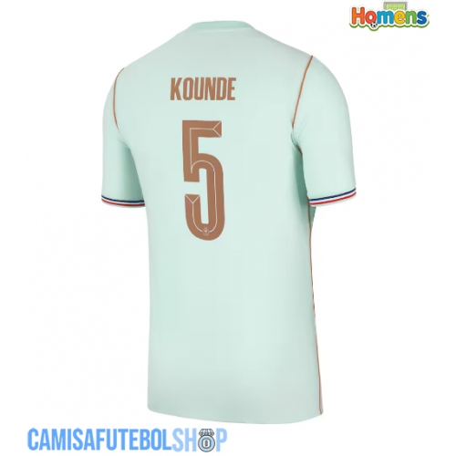 Camisa de time de futebol França Jules Kounde #5 Replicas 2º Equipamento Mundo 2026 Manga Curta